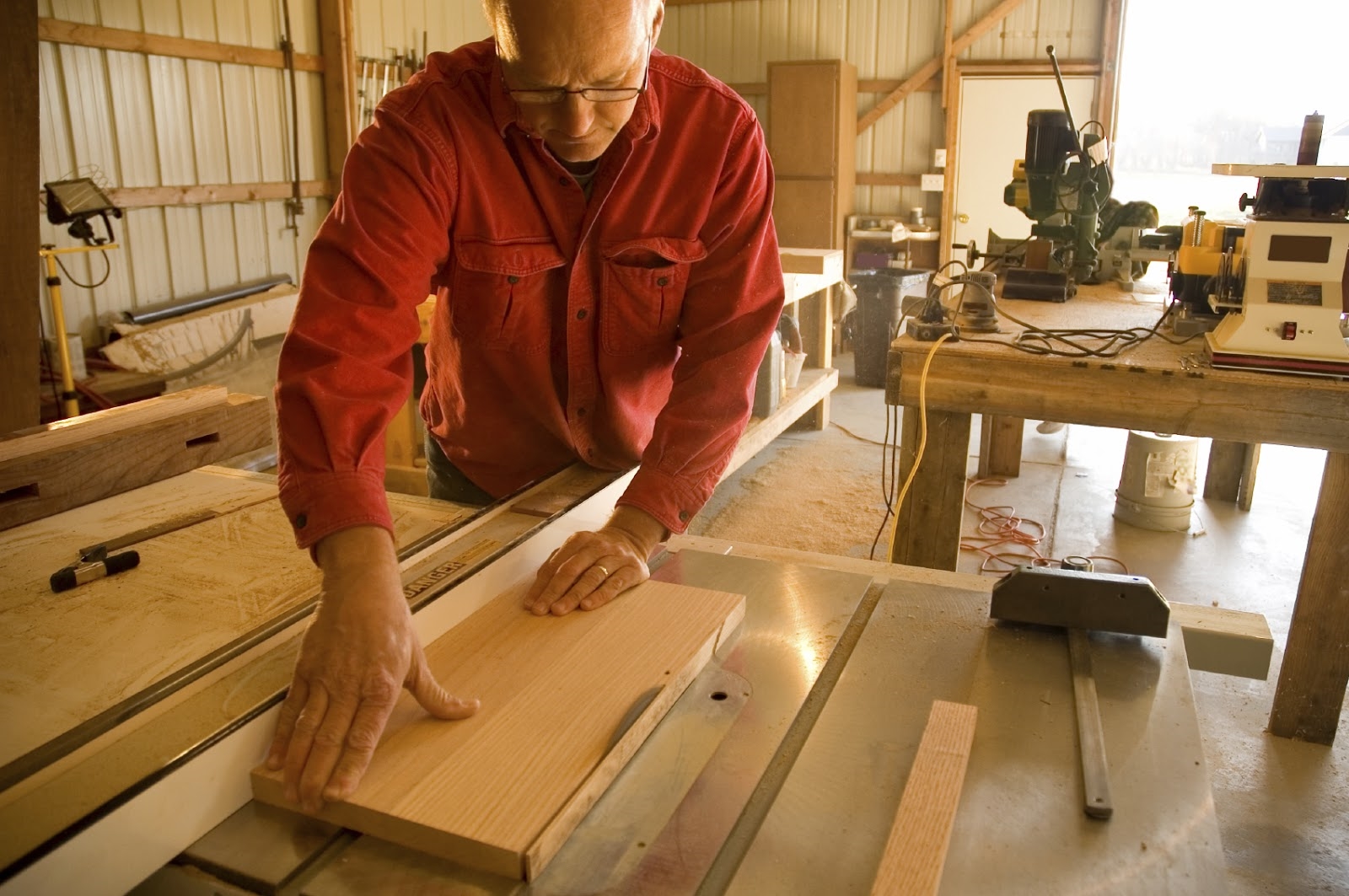 préparer la table pour le travail