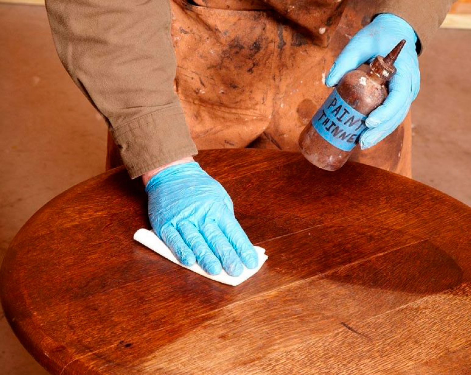 application de peinture