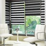 tende a rullo idee di design zebra