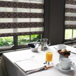 idee di design per tende a rullo zebra