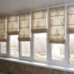roller blinds flowers