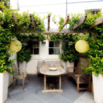 decoración de muebles de jardín