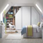Kleiderschrank im Dachgeschoss Fotooptionen