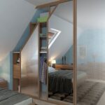 Kleiderschrank im Dachgeschoss Innenfoto