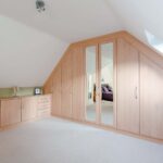 Kleiderschrank im Dachgeschoss Fotodekoration