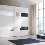 armoire coulissante blanche