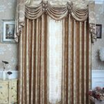 cortinas lambrequim marrom
