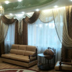 cortinas marrons