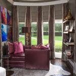 cortinas marrons