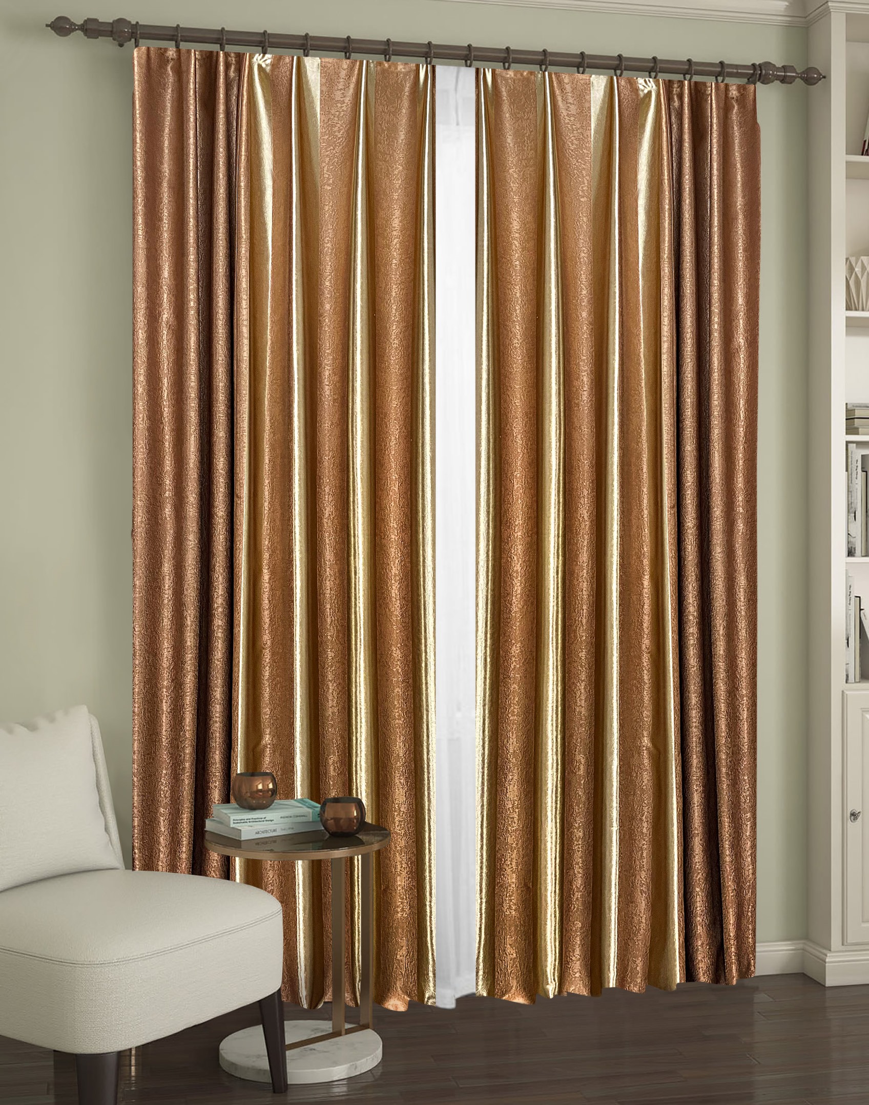 Cortinas de mostarda