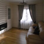 cortinas marrons no quarto
