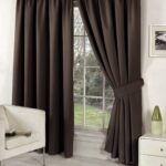 cortinas de design marrom
