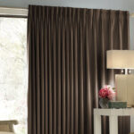cortinas marrons largas