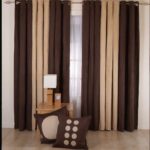 cortinas duplas castanhas