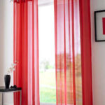 décor de rideaux rouges