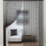 rideaux nouilles noir