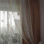 nouilles rideaux avec tulle