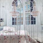 rideaux nouilles dans la chambre