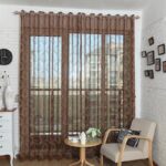 rideaux sur les types de photo de porte