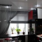 cortinas de cocina grises