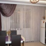 cortinas para el filamento de la cocina