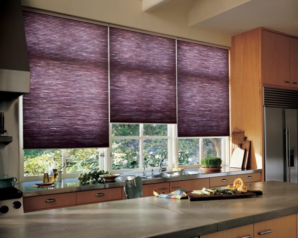 cortinas plisadas para la cocina