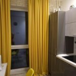 cortinas para la cocina amarillas largas