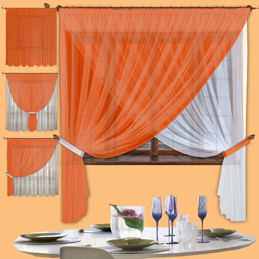 cortinas cruzadas en la cocina