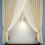 cortinas para la cocina con borlas