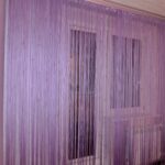 perdele pentru firul de liliac de bucătărie