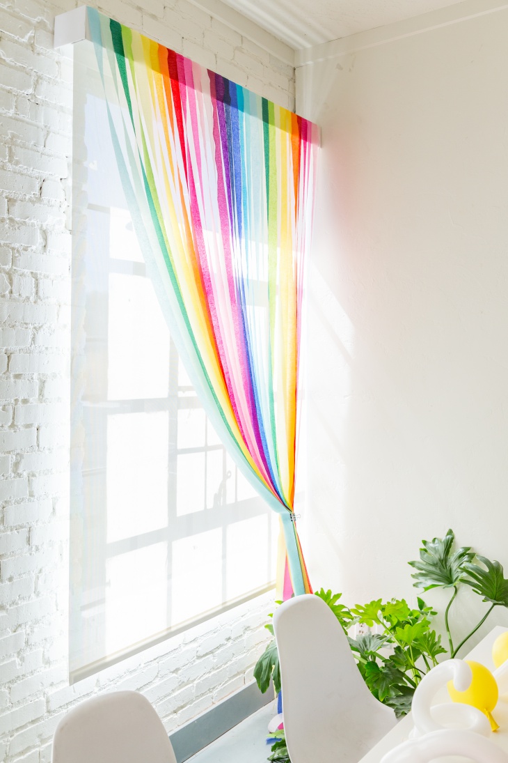 filament curtains for the kitchen