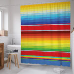 curtains rainbow wide