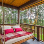 modern hanging bed photo