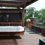 modern hanging bed interior photo