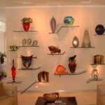 étagères en verre photo de l'intérieur