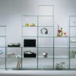 options d'idées d'étagères en verre