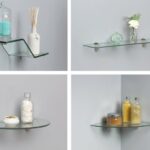 types d'idées d'étagères en verre
