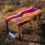 table en résine époxy
