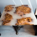 idées de décoration de table époxy