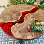 idées de décoration de table époxy