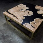 décoration de table en résine époxy