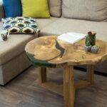 décoration photo de table en résine époxy