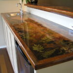 idées de décoration de table en résine époxy