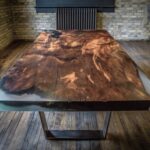 idées d'options de table en résine époxy