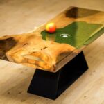Options de décoration de table en résine époxy
