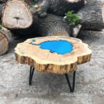 idées de conception de table en résine époxy