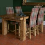photos d'intérieur de table en bois massif