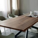 idées de décoration de table en bois massif