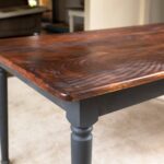 options de photo de table en bois massif