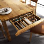 types d'idées de table en bois massif